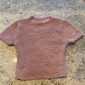 SKIMS Textured Short Sleeve Sweater